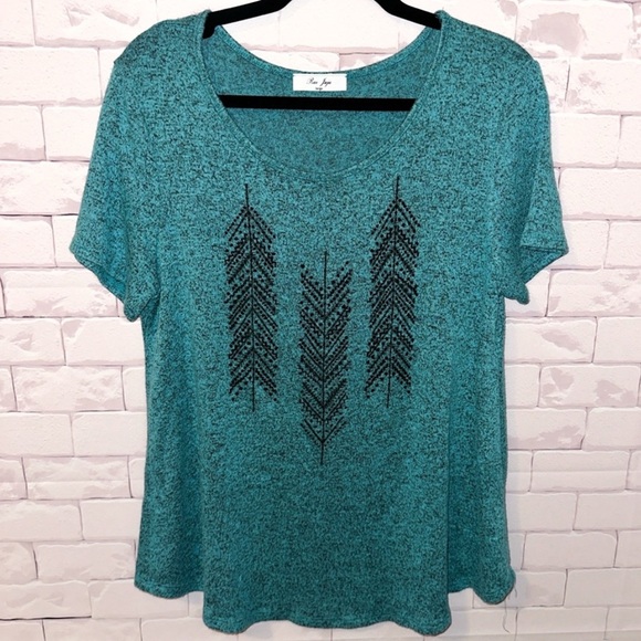 Ladies Ru JuJu teal beaded top Size Large.
Spring Summer Office Casual Dress Top - Picture 1 of 4